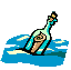 Message in a bottle gif